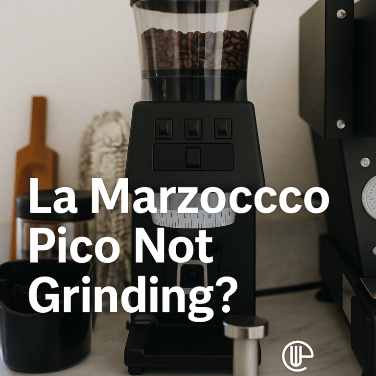 la marzocco pico not grinding